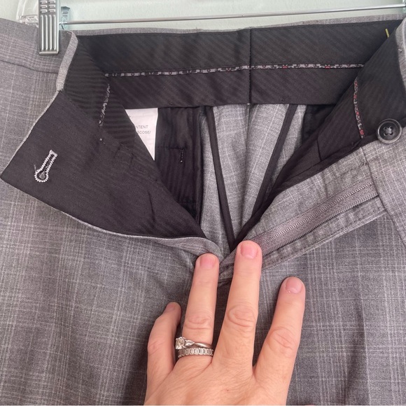 NWOT Soul of London Gray Glen Plaid Suit Pants Size 33R - Picture 9 of 15